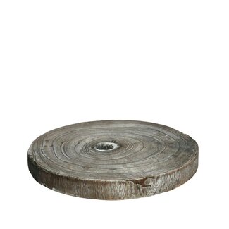 4A Wooden Disc “Apollonia” | Colour: Brown | Diameter 30 centimeter | Droogdeco | Per disc