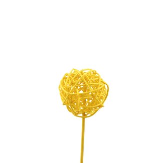 4A Bruceball Support Stake | Colour: Yellow | Length 50 centimeter | Diameter 5 centimeter | Per 25 support stakes