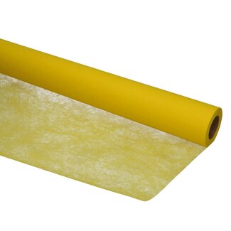 4A Textiel Mistral Fiber | Kleur: Geel | Breedte 75 centimeter | Lengte 20 meter | Per rol