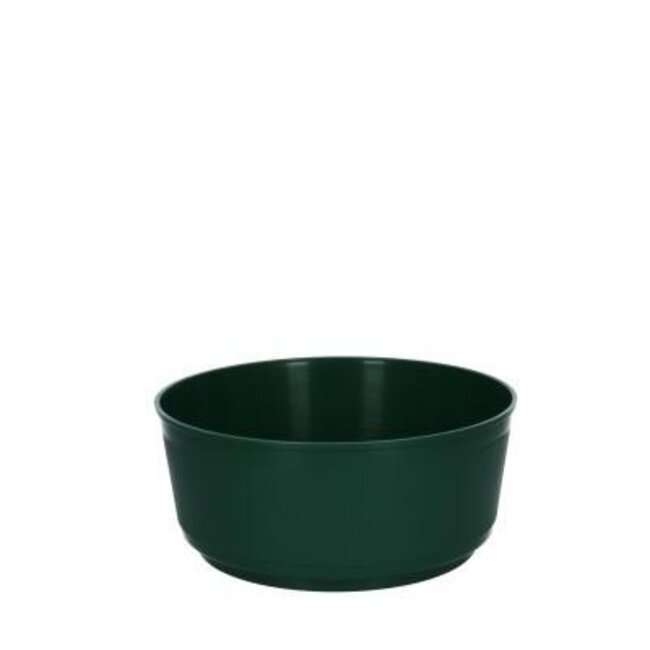 Kunststof Bloemschaal "Bulb" | Kleur: Groen | Diameter 21 centimeter | Hoogte 9 centimeter | Per 5 schalen