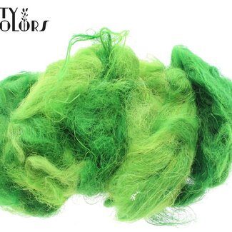 QC Fuzzy Fibre Decoratiewol | Kleur: Lichtgroen | Inhoud 100 gram | Per zak