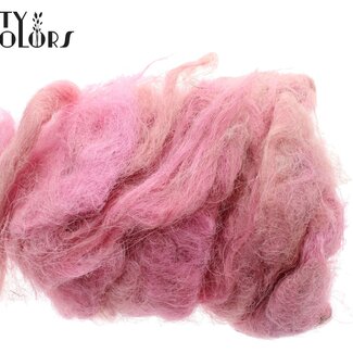 QC Fuzzy Fibre Decoratiewol | Kleur: Lichtroze | Inhoud 100 gram | Per zak