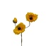 Yellow Poppy Artificial Flower | Length ± 75 centimetre | Papaver Somniferum Artificial Flowers | Per  artificial flower