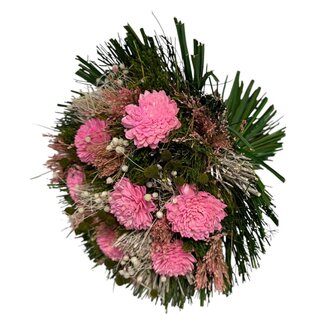 MyFlowers Boeket Droogbloemen “Mallorca Pink” | Kleur: Gemengde Kleuren | Lengte ± 30 centimeter | Met roze en witte bloemen | Per boeket