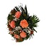 Boeket Droogbloemen “Sevilla Salmon” | Kleur: Gemengde Kleuren | Lengte ± 30 centimeter | Met zalmkleurige en witte bloemen | Per boeket