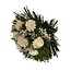 Bouquet Dried flowers “Valencia White” | Length ± 30 centimetre | With Naturally White flowers | Per bouquet