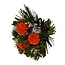 Dried Flower Bouquet “Barcelona Orange” | Length ± 20 centimetre | With orange and white flowers | Per bouquet