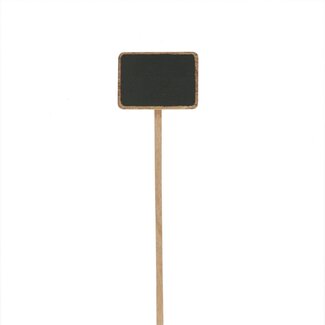 4A Black Wooden Stick Labels | Diameter 7.5 centimetre | Length 25 centimetre | Per 10 stick labels