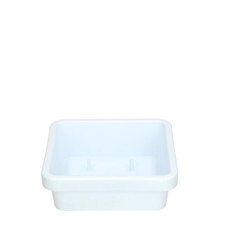 4A Kunststof Tray | Kleur: Naturel Wit | Diameter 10 centimeter | Hoogte 3.5 centimeter | Per 12 trays