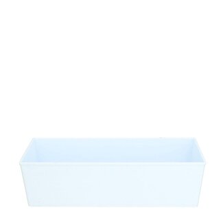 4A Natural White Plastic Tray | Length 20 centimeter | Width 6 centimeter | Height 8 centimeter | Per 12 trays
