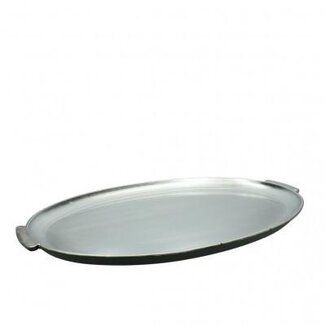 4A Silver-coloured Melamine Christmas Tray Serving Platter | Length 38 centimetre | Width 31 centimetre | Height 2 centimetre | Per 6 platters