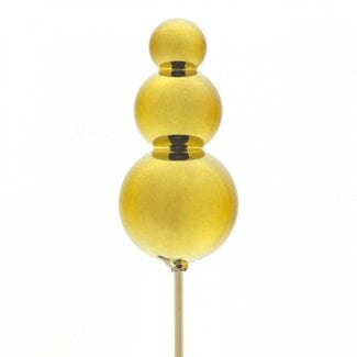 4A Gold-coloured Christmas Spike Inserter “Spike” | Length inserter ± 50 centimeter | Diameter spike 7.5 centimeter | Per 25 inserters
