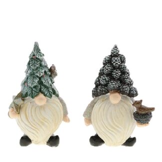 4A Kerst Decoratie Kabouter Gnoom Assorti | Kleur: Gemengde Kleuren | Lengte 9 centimeter | Breedte 6 centimeter | Hoogte 13.5 centimeter | Kerst Decoratie | Per 12 kabouters