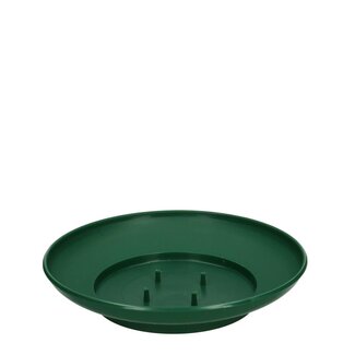 4A Kunststof Schaal | Kleur: Groen | Diameter 19 centimeter | Hoogte 4 centimeter | Per 6 schalen