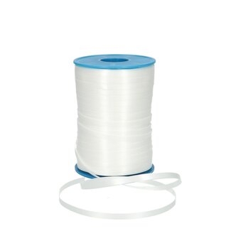 4A Natural White Curling Ribbon 051 | Width 5 millimetre | Length 500 metre | Per roll