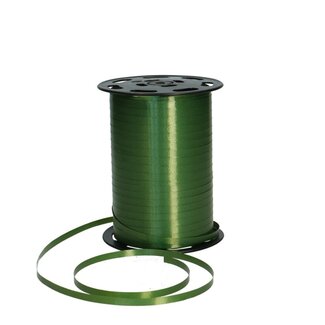 4A Krullint 003 | Kleur: Donkergroen | Breedte 5 millimeter | Lengte 500 meter | Per rol