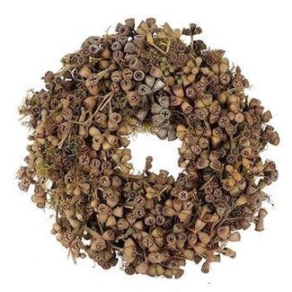 HBXD Krans “Richmond” | Kleur: Bruin | Kerstdecoratie | Diameter 35 centimeter | Per krans