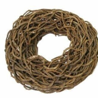 HBXD Krans “Crazyvine” | Kleur: Bruin | Kerstdecoratie | Diameter 65 centimeter | Per krans