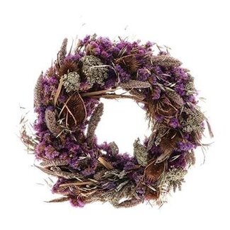 HBXD Krans “Arabian Night” | Kleur: Roze | Kerstdecoratie | Hoogte 9 centimeter | Diameter 40 centimeter | Per krans