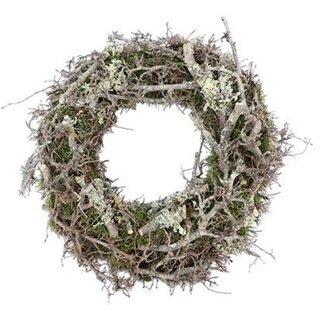 HBXD Krans “Larix Bonsai” | Kleur: Bruin | Kerstdecoratie | Diameter 80 centimeter | Per krans