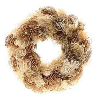 HBXD Wreath “Dille Coffee” | Colour: Brown | Christmas decoration | Height 10 centimetres | Diameter 50 centimetres | Per wreath