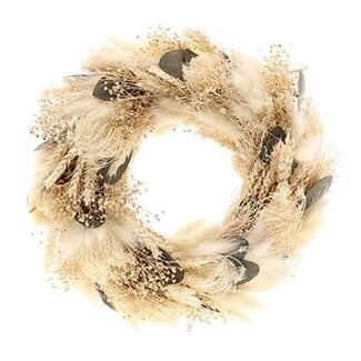 HBXD Krans “Merry Me” | Kleur: Crème | Trouwen | Hoogte 8 centimeter | Diameter 40 centimeter | Per krans