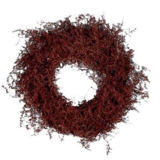 HBXD Krans “Asparagus” | Kleur: Bruin | Kerstdecoratie | Diameter 40 centimeter | Per krans