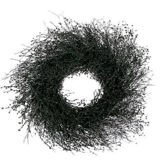 HBXD Krans “Wild Gyps” | Kleur: Donkergroen | Kerstdecoratie | Diameter 40 centimeter | Per krans