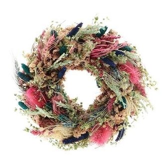 HBXD Wreath “Mahe Dream” | Colour: Mixed Colours | Christmas decoration | Height 9 centimetres | Diameter 30 centimetres | Per wreath