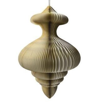 HBXD Chandelier hanger “Foldy” | Colour: Natural White | Christmas decoration | Height 75 centimetres | Diameter 50 centimetres | Per 2 hangers