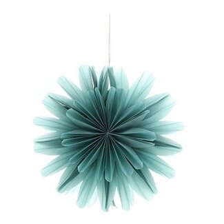 HBXD Flower hanger “Foldy” | Colour: Green | Christmas decoration | Height 50 centimetres | Diameter 50 centimetres | Per 2 hangers