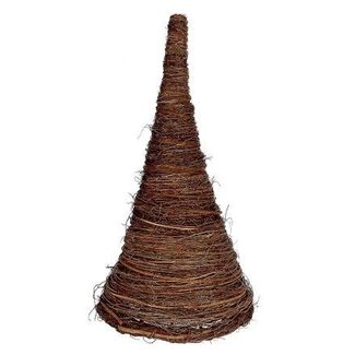 HBXD Decorative cone “Tagum” | Colour: Brown | Christmas decoration | Height 200 centimetres | Diameter 90 centimetres | Per cone