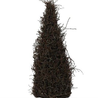 HBXD Decorative cone “Bonsai” | Colour: Brown | Christmas decoration | Height 110 centimetres | Diameter 35 centimetres | Per cone