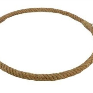 HBXD Rope ring hanger | Colour: Brown | Christmas decoration | Height 3 centimetres | Diameter 80 centimetres | Per 10 hangers