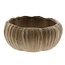 Bowl with “Chalise” Texture | Colour: Dark Brown | Home Décor | Height 9 centimetres | Diameter 19.5 centimetres | Pack of 2 bowls