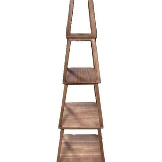 HBXD 4-Layer Decorative Tree | Colour: Brown | Christmas Decoration | Length 45 centimetres | Width 45 centimetres | Height 145 centimetres | Per 2 stands