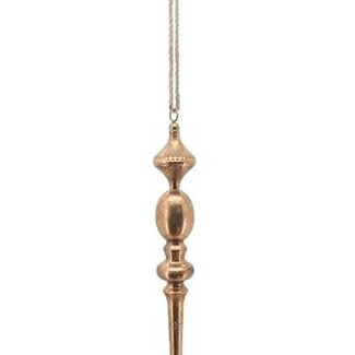 HBXD Drop Christmas Hanging Ornament “Avilo” | Colour: Copper | Christmas decoration | Height 57.5 centimetres | Diameter 8 centimetres | Per ornament