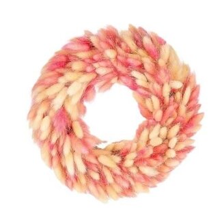 HBXD “Lagurus” Wreath | Colour: Mixed Colours | Christmas Decoration | Diameter 30 centimetres | Per wreath