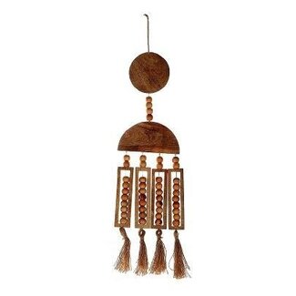 HBXD Beaded hanger “Manaka” | Colour: Brown | Christmas decoration | Length 25 centimetres | Width 1 centimetre | Height 90 centimetres | Per 2 hangers