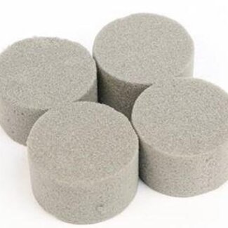 HBXD Dry Floral Foam Cylinders | Colour: Grey | Height 5 centimetres | Diameter 8 centimetres | Per 124 cylinders