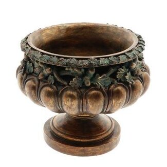 HBXD Decorative Flower Pot “Juno” | Colour: Copper | Home Décor | Height 23.5 centimetres | Diameter 29.5 centimetres | Per pot