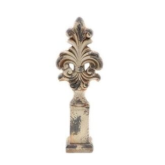 HBXD Decorative pillar “Versaille” | Colour: Brown | Home décor | Length 23 centimetres | Width 13 centimetres | Height 65 centimetres | Per 2 pillars