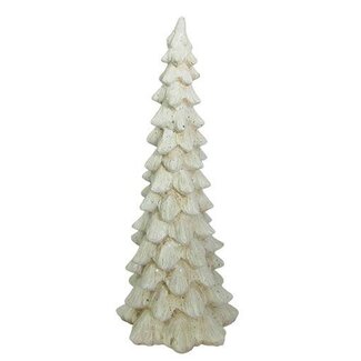 HBXD Decorative Christmas Tree “Arden” | Colour: Natural White | Christmas decoration | Length 26 centimetres | Width 25 centimetres | Height 59 centimetres | Per Christmas tree