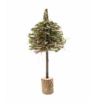 HBXD Decorative tree “Strava” | Colour: Green | Height 70 centimetres | Diameter 30 centimetres | Per 2 trees
