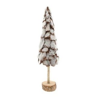 HBXD Christmas Tree Decoration  “Chunky” | Colour: Natural White | Christmas Decoration | Height 80 centimetres | Diameter 20 centimetres | Per Christmas tree