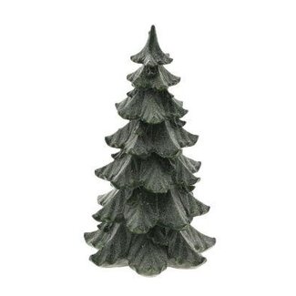 HBXD Dekoration Weihnachtsbaum “Olsen” | Farbe: Dunkelgrün | Weihnachtsdekoration | Höhe 27,5 Zentimeter | Durchmesser 15 Zentimeter | Pro 2 Weihnachtsbäume