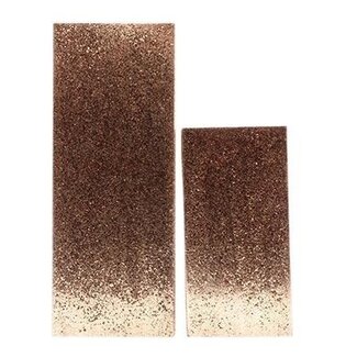 HBXD Table “Balari” | Colour: Copper | Home decor | Length 35 centimetres | Width 35 centimetres | Height 90 centimetres | Set of 2 tables | Per set