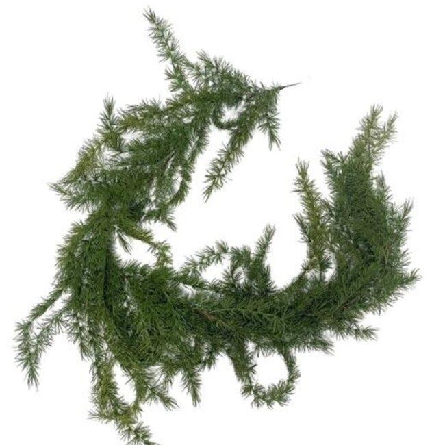Cedar garland “Cedar” | Colour: Green | Length 205 centimetres | Per garland