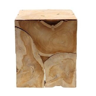 HBXD Teak Wood Table "Stoll” | Colour: Brown | Home Decor | Length 40 centimetres | Width 40 centimetres | Height 45 centimetres | Per table