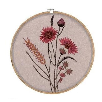 HBXD Flower Hanger “Embroid” | Colour: Mixed Colours | Home Decoration | Diameter 37 centimetres | Per hanger